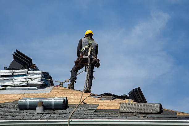 Professional Roof Installation technician working in Cibolo, TX